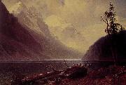 Albert Bierstadt Lake Louise oil on canvas